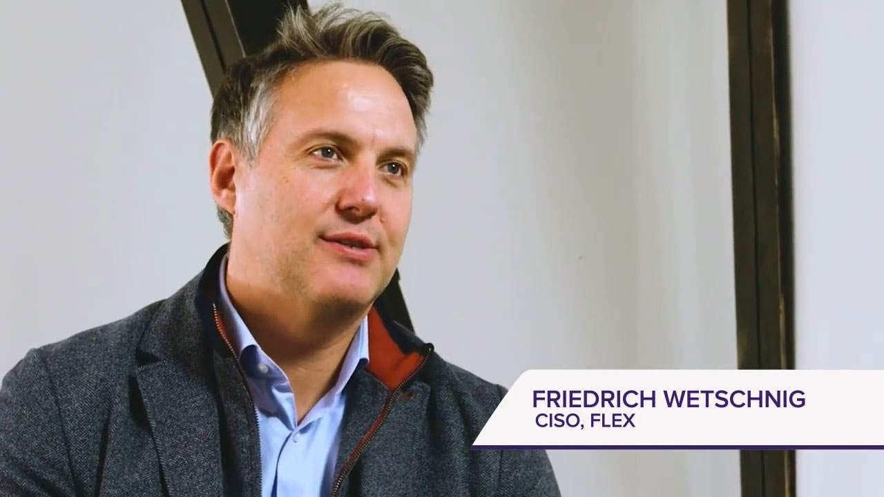 Friedrich Wetschnig, the Chief Information Security Officer & VP Enterprise Information Technology at Flex