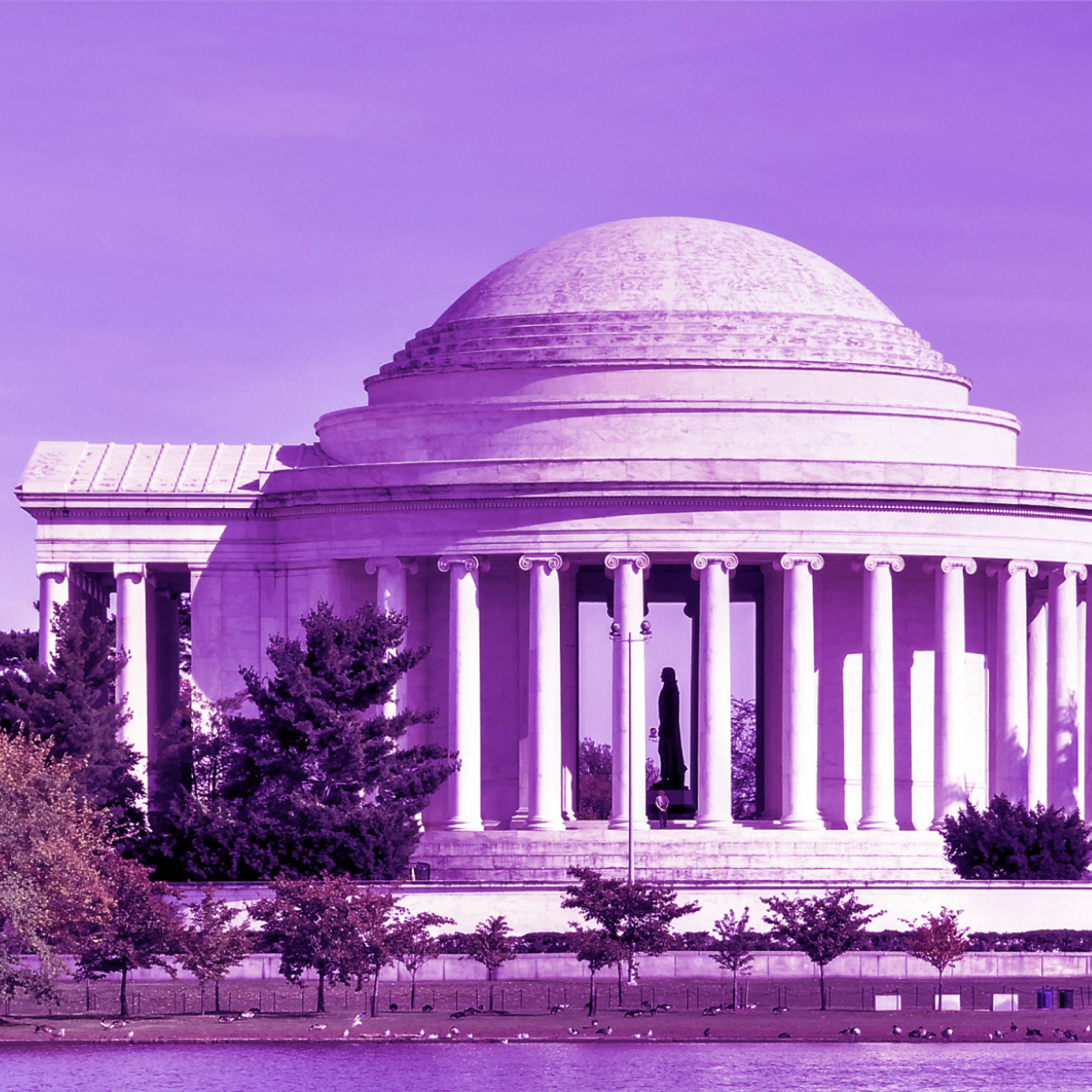 Jefferson Memorial - Washington DC in the fall